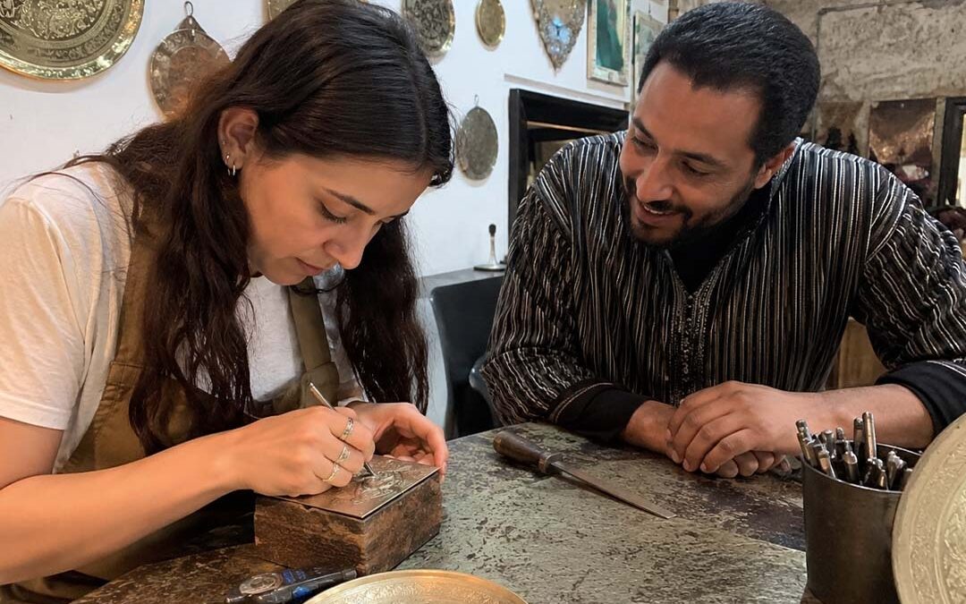 Brass Engraving Workshop in Fes – Create Your Own Hand-Engraved Masterpiece
