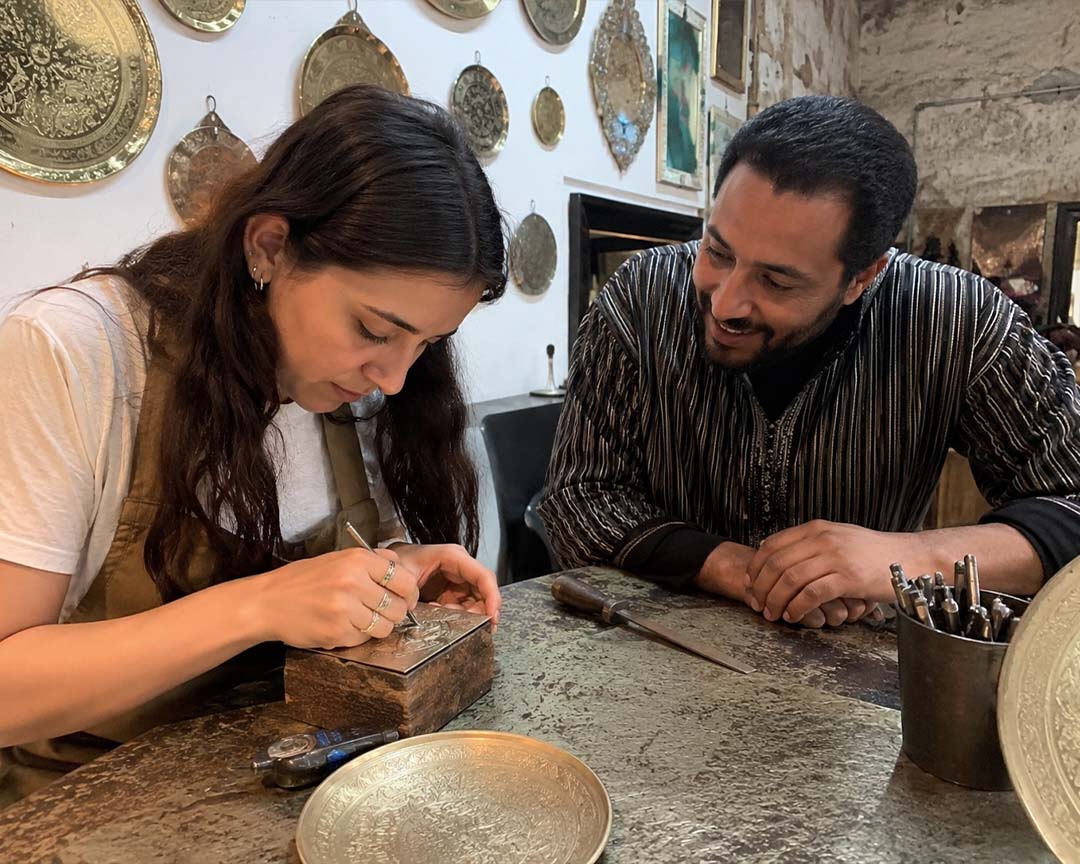 Brass Engraving Workshop in Fes – Create Your Own Hand-Engraved Masterpiece