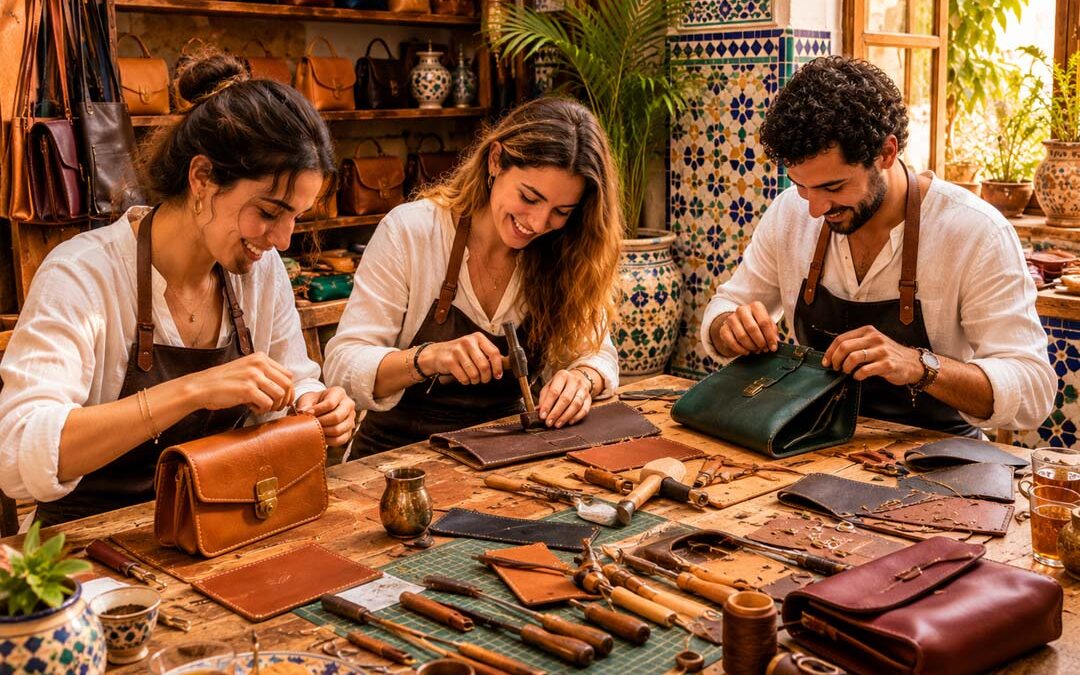 Create Your Own Handmade Leather Bag in Fes, Morocco