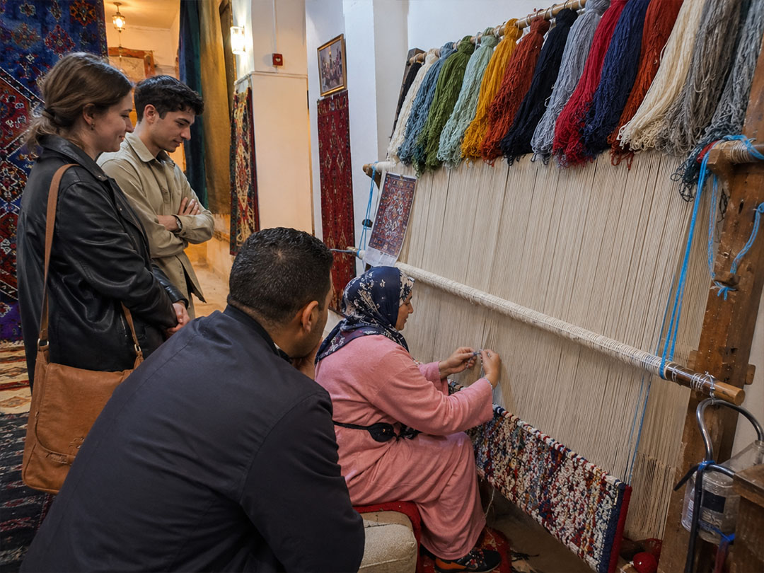 Carpet Weaving Tour at Our Atelier in Fes, Morocco