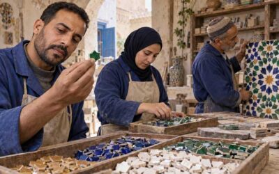 One Zellige Pattern, Many Hands: The People Behind a Moroccan Mosaic